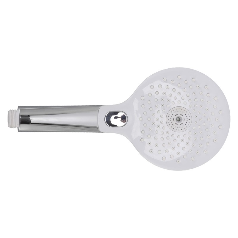 Home Bathroom Shower Head 3 Function Button Water Saving Silicone
