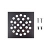 Poyde 4-1/4 Inch Screw-in Square Floor Drain Cover Replacement Shower