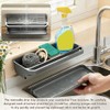 Kitchen Organisation, Sink Organiser, Wall Kitchen Shelf, No Drilling, Storage