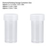 60pcs Diamond Painting Storage Containers Portable Plastic Bead Storing Bottle