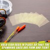 Woanger 100 Pcs Fishing Soft Spawn Net 3 x 3