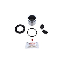 Bigg Red - Front Brake Caliper Repair Seal Kit & Pistons - Compatible with Civic Type R 2001-2012, EP3, FN