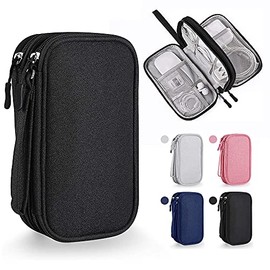 Organizador Portátil, Bolsa para Accesorios Electrónicos Accesorios de electrónica Estuches Bolsa de Viaje Universal para Discos Duros, Cables USB, Au