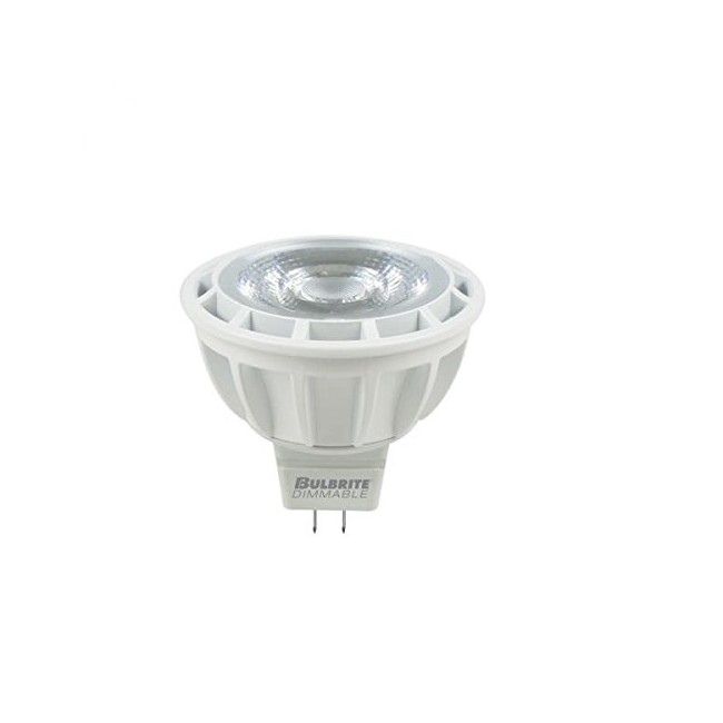 Bulbrite 771328 9W Dimmable Mr16 Light Bulb, 3000K, Gu5.3 Basesoft White