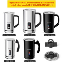 Secura Electric Milk Frother and Warmer Replacement Whisk Set Only for Models MMF-003/003B/ 015/603/615