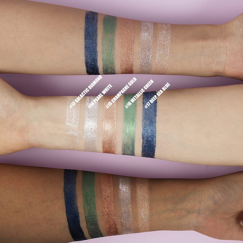 Anglicolor Eyeshadow,Liquid Glitter Eyeshadow,Highly Pigmented Glitter Gel Diamond Eyeshadow, Liquid