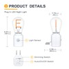 LUMILECT LED Motion Sensor Night Light, Plug-in, Dusk-to-Dawn Sensor, E-Type