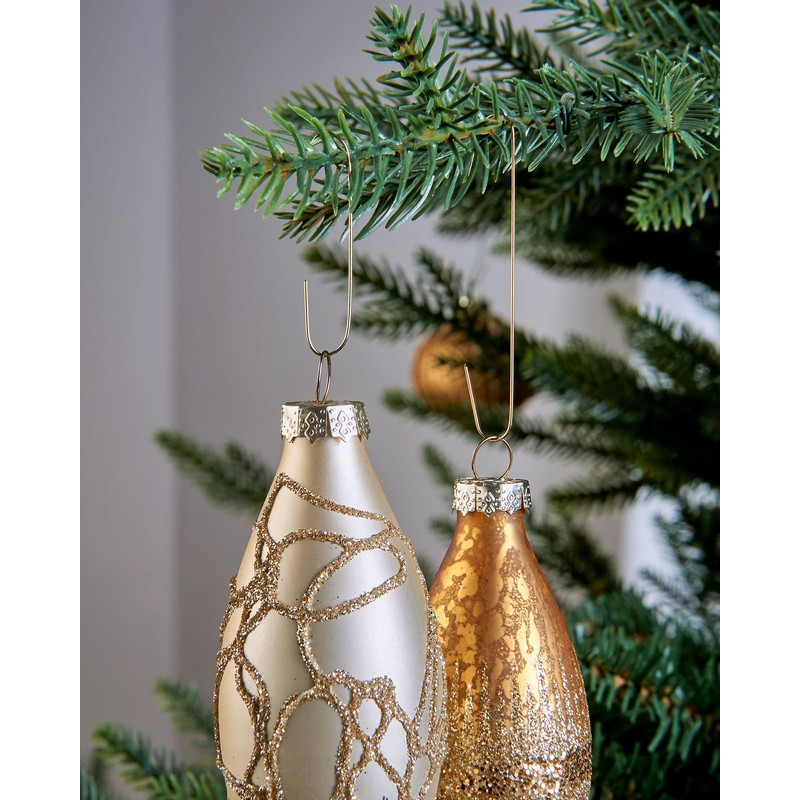 WeRChristmas Ornament Hooks, Gold, Small and Large Multi-Pack