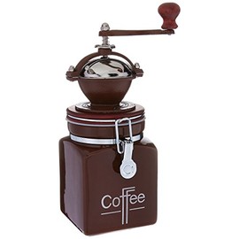 HuesNBrews Cocoa Coffee Grinder/Canister, 3/4 pounds,