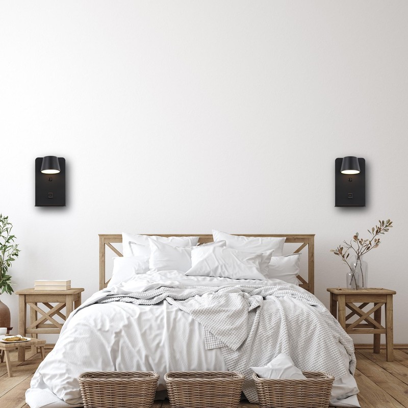 DEC LUCE DECOLUCE LIGHTING Modern LED Plug in Wall Sconce,