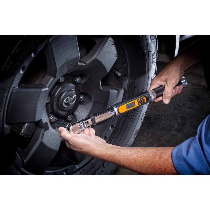 GEARWRENCH Flex Head Electronic Torque Wrench with Angle