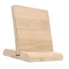 Operitacx 2 Sets Blank Bamboo Board Tabletop Sign Holder Store