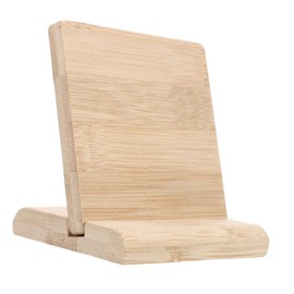 Operitacx 2 Sets Blank Bamboo Board Tabletop Sign Holder Store Label Holder Payment Code Board Chalkboard Signs Office Name Plate Organizer Table Display Holder Desktop Name Plate Khaki