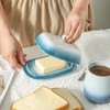 Tikooere Butter Dish with Lid for Countertop, Large Butter Container