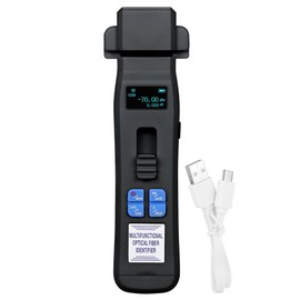 Duogalia Live Optical Fiber Identifier with Wave Respond 800-1700nm Built in 20KM VFL and -70~10dBm OPM Functions FTTH Tool (USB Type-C Charging Port)