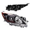 PHILTOP Headlight Assembly for 2010 2011 2012 2013 Mazda 3,