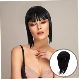 NOLITOY Clip Hair Topper for Women Invisible Wiglet for Thinning Hair Synthetic Hairpiece Versatile Comfortable
