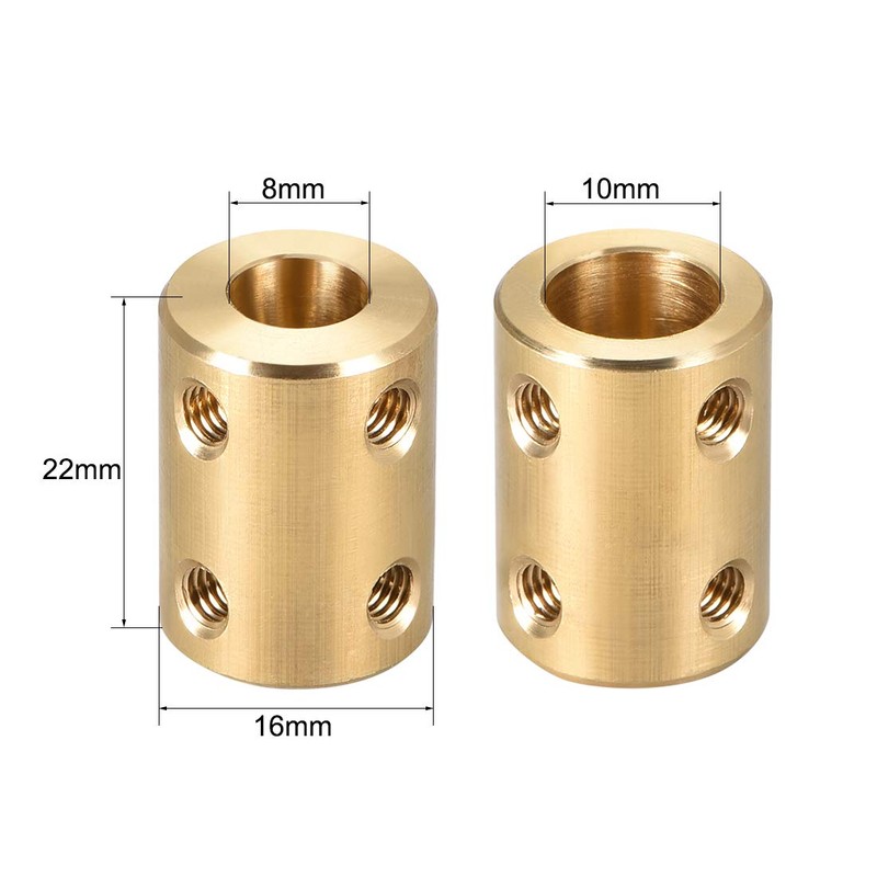sourcing map 2 Pieces 8 mm to 10 mm Bore