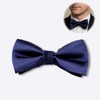 Vidsmow Men's Bow Tie for Wedding Party Adjustable Satin Bow