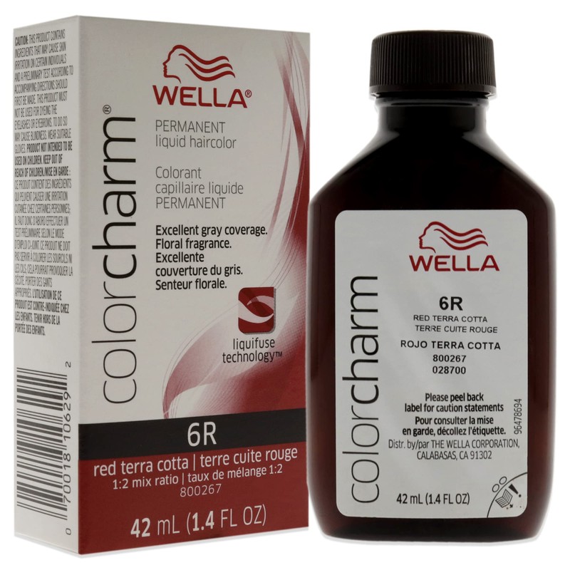 Wella Color Charm Liquid Haircolor - 6R Canyon Reds -