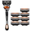 SZSL Razor (Holder + 8 Replacement Blades), 5 Blades, Shaving,