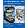 Upgraded 3 Rings Zipper Binder Organizer 3 Inch Zippered Binders