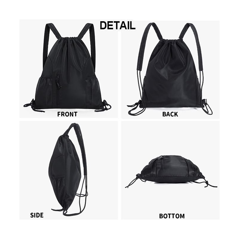 Arcade Unisex Knapsack, Stylish, Sports, Gym Sack, Plain, Drawstring, Waterproof,