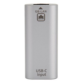 Type C to RJ45 Adapter Plug and Play 1000Mbps Transmission Aluminium Alloy USB C to Ethernet Adapter for Laptop Tablet