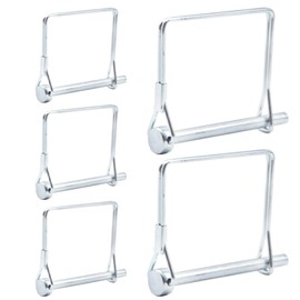 Hocansen 5 Pcs Square Shaft Locking Pin 6x70mm Square Pto Pin Heavy Duty Trailer Pins Lynch Pin Safety Coupler Pin Wire Pins for Farming (6x70mm/FX)