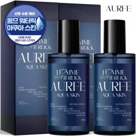 Aupe 1 + 1 아우페 옴므 아쿠아 스킨 토너 200ml 남성 남자 대용량 수분 진정 보습 올인원 1 + 1 Aupé Homme Aqua Skin Toner 200ml Men's Large Capacity Moisturizing Soothing All-in-One