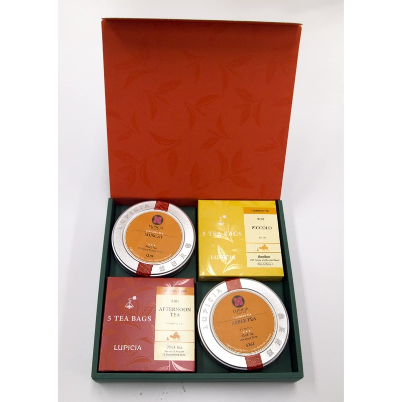 LUPICIA Tea & Green Tea Variety Gift Set, Family Celebration,