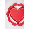 BonJour Red Heart Shape Paper Plates