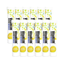 Vitaheim German Effervescent Multivitamin 20 Tablets, 12 Bottles / 비타하임 독일 발포 멀티비타민 20정 12통