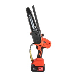 DDBESSIC Mini Cordless Electric Chainsaw Handheld Portable Chainsaw with 2 Battery Powered Mini Chainsaw Rechargeable Chainsaw Kit for Wood Cutting Tree Trimming