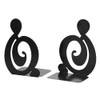 Heavy Duty Bookends Metal Book Holders Book Ends for Shelves