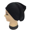 Under Hijab Scarf Tube Stretchable Bonnet Cap (Black)