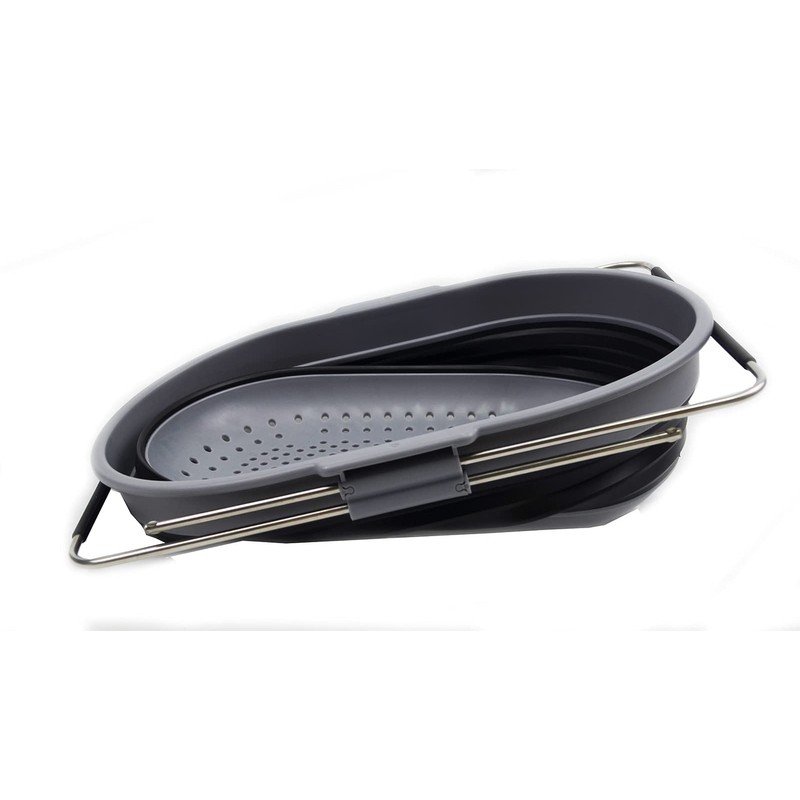 SAMMART 5L Expandable & Collapsible TPE/PP Over The Sink Oval