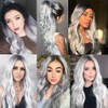 Ombre Grey Human Hair Bundles 1B Grey Tow Tone Bundles