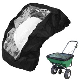 COSHNIBI Hopper Cover,420D PVC with Clear Window Fertilizer Spereader Cover 21.65L" x 16.1W" x 1.97H" Waterproof for P20-5010 Fertilizer Spreader,Black