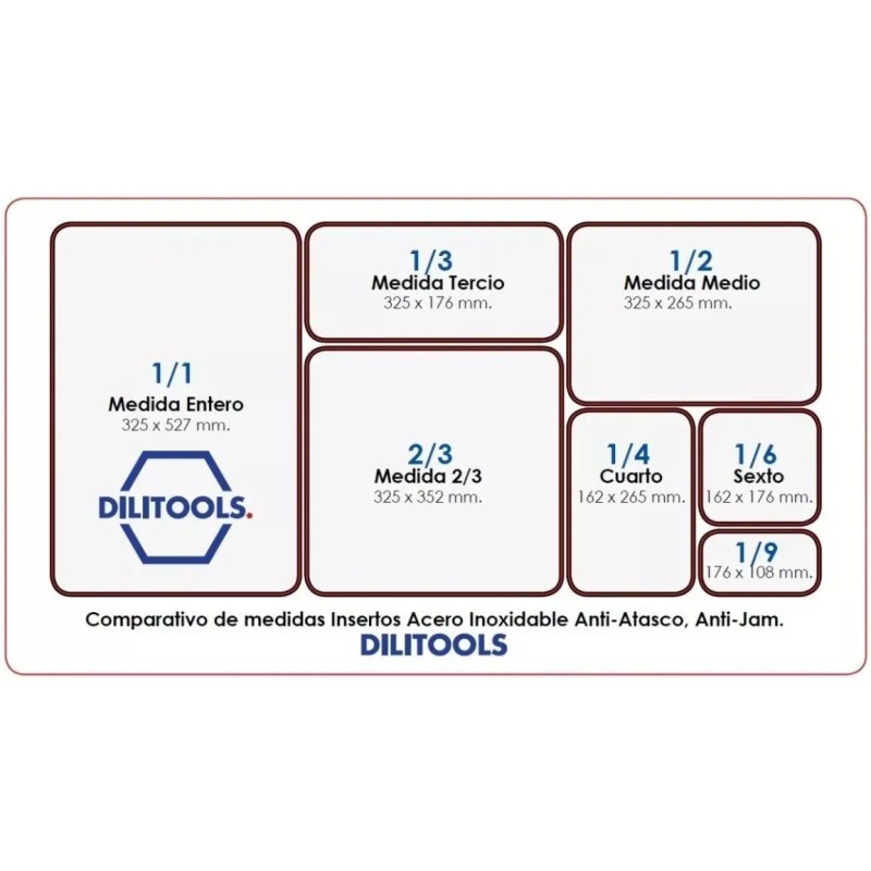 Dilitools 4pzs- Tapa Solida Para Inserto De Sexto Dilitools Acero