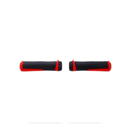 BBB Cycling Unisex's Cobra BHG-96 Handlebar Grips Gel Support Ergonomic and Comfortable Anti-Slip MTB Urban E-Bike, Black/Red, One Size