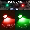 Besramtic Marine Navigation Lights Red and Green Bow Light LED