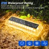 Lacasa Solar Deck Lights, Solar Lights Outdoor Waterproof IP68, 4