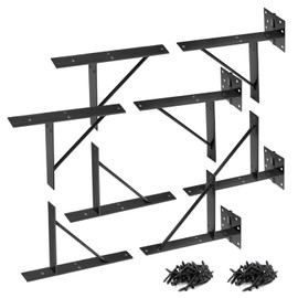 Heavy Duty Fence Gate Kit Gate Hardware No Sag Kit 2x4s Adjustable for Wooden Fence Gate Windows Shed Doors (2 Sets)