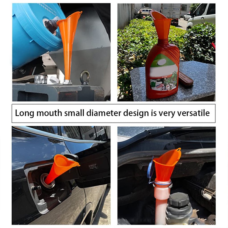 BEALIFE Universal Car Oil Filling Funnel Reusable Antisplash Portable Funnels