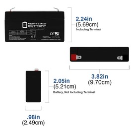 Mighty Max Battery 6V 1.3AH Network Security Systems IPSAI600 Alarm Battery Brand Product