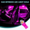 HEVLE 10Pcs T10 Car Interior LED Bulb, 5SMD 5050 Bright