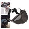 Adjustable Bulldog Mask Bite and Barking Dog Muzzle Eye Closed