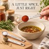6-Piece Stainless Steel Measuring Spoons Set, Heavy Duty Tablespoon &