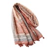 FAIRYGATE Scarves for Women Neckerchief Head Scarf with Tassels Scarf,